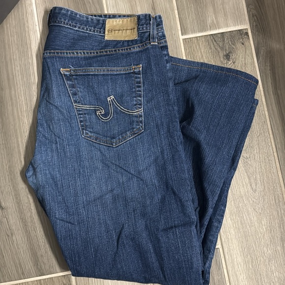 AG The Protege‎ Straight Leg Medium Washed Jeans size 38R - Picture 1 of 10